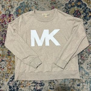 Michael Kors Sweatshirt Woman’s L Tan Logo